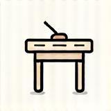 Icon representing custom table manufacturing support